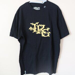 LRG Y2K T shirt Black/Gold Size XL Lifted Research Group